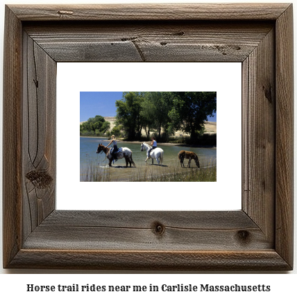 horse trail rides near me in Carlisle, Massachusetts